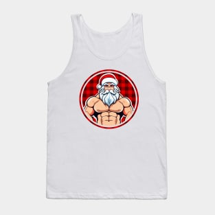 Muscular Santa Claus Tank Top